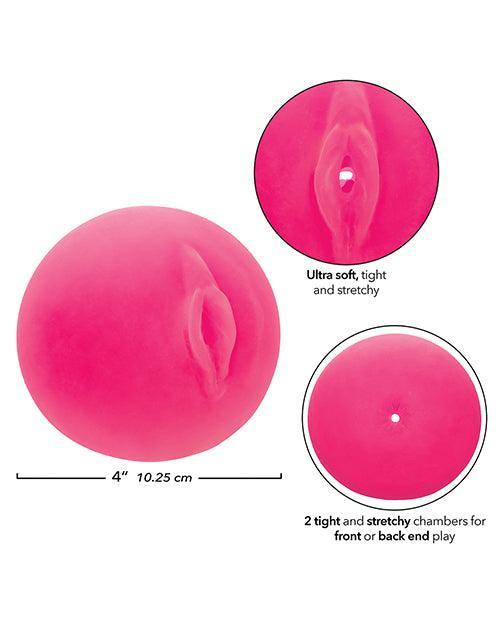 image of product,Pop Sock! Pussy & Ass Ball Masturbator - Pink - SEXYEONE