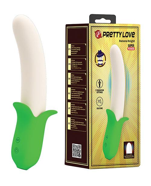 product image, Pretty Love Banana Knight Vibrator - Green - SEXYEONE