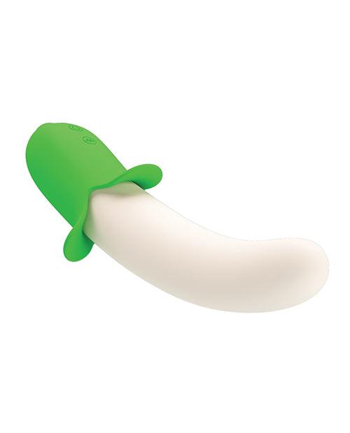 image of product,Pretty Love Banana Knight Vibrator - Green - SEXYEONE