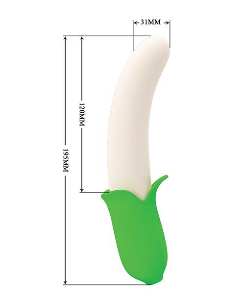 image of product,Pretty Love Banana Knight Vibrator - Green - SEXYEONE