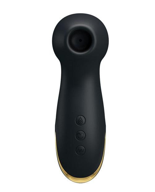 image of product,Pretty Love Hammer Sucking & Vibrating - Black & Gold - SEXYEONE