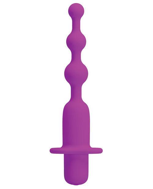 image of product,Pretty Love Hermosa Anal Beads Vibrator - 12 Function Fuchsia - SEXYEONE