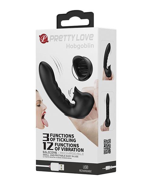 product image, Pretty Love Hobgoblin Sucking Finger Vibe - Black - SEXYEONE