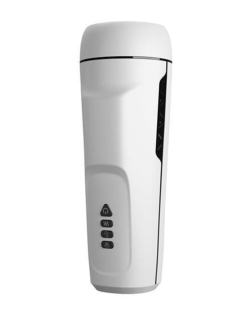 image of product,Pretty Love Sienna Sucking & Vibrating Masturbator - White - SEXYEONE