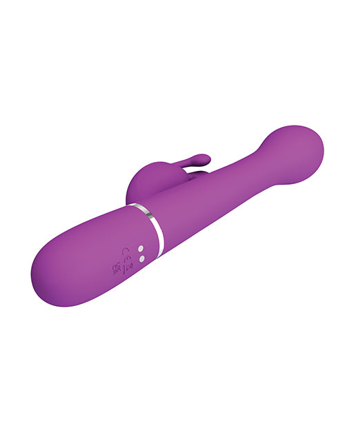 image of product,Pretty Love Twinkled Tenderness Dejon Thrusting Rabbit - Fuchsia - SEXYEONE