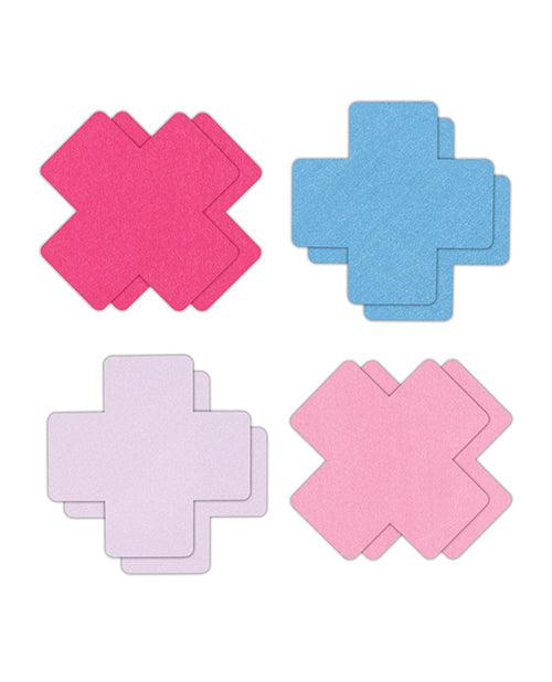 image of product,Pretty Pasties Cross Ii Assorted - 4 Pair - SEXYEONE