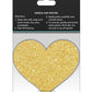 Pretty Pasties Glitter Hearts - 2 Pair - SEXYEONE