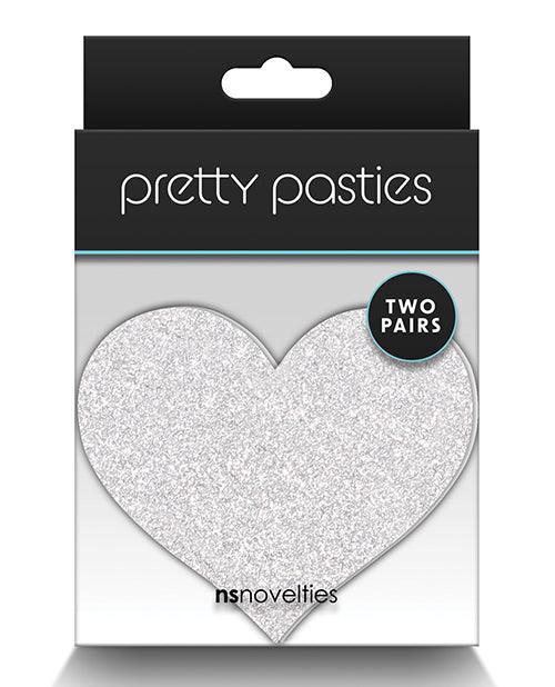 image of product,Pretty Pasties Glitter Hearts - 2 Pair - SEXYEONE