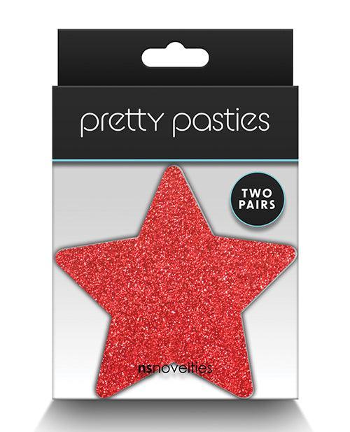 image of product,Pretty Pasties Glitter Stars - 2 Pair - SEXYEONE