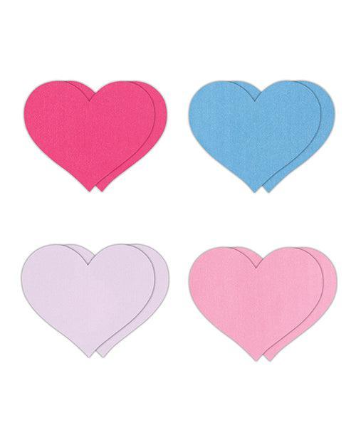 Pretty Pasties Heart Ii Assorted - 4 Pair - SEXYEONE