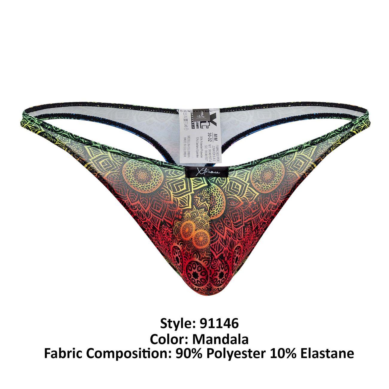 image of product,Printed Microfiber Thongs - SEXYEONE