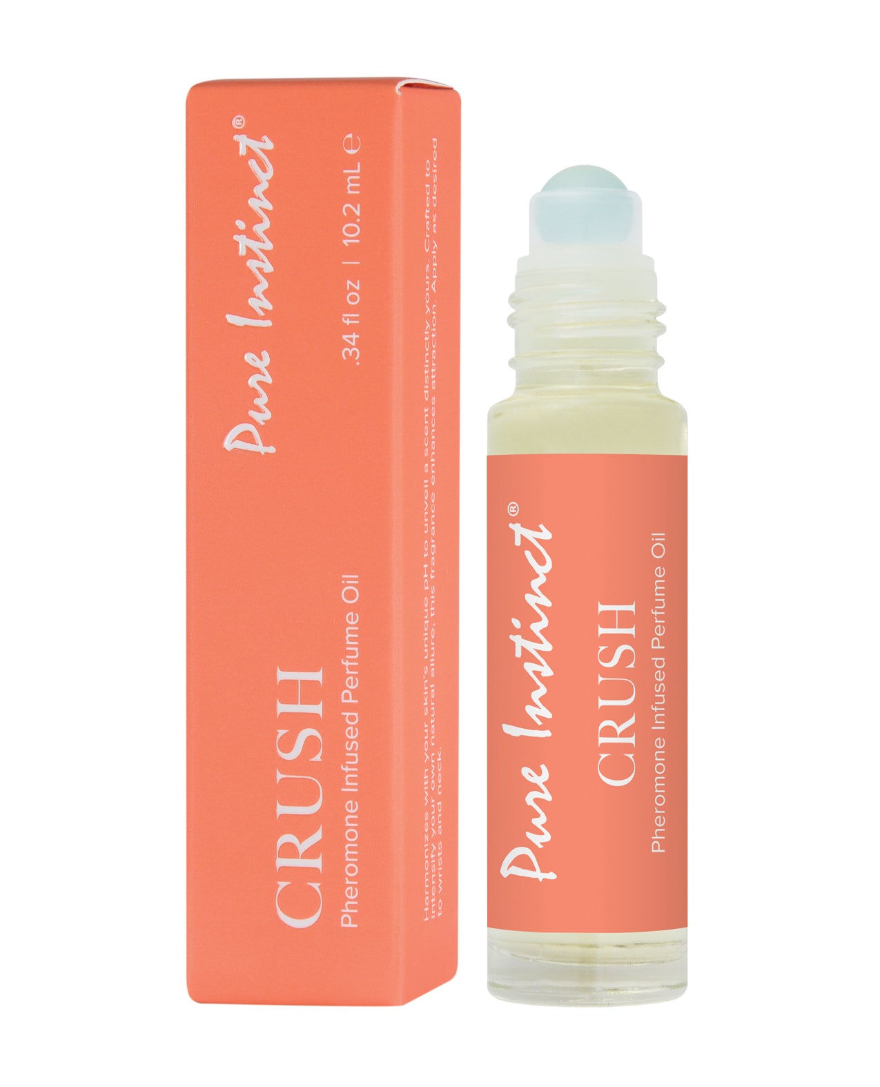 image of product,Pure Instinct Pheromone Perfume Oil Roll On Crush - 10.2 ml - SEXYEONE