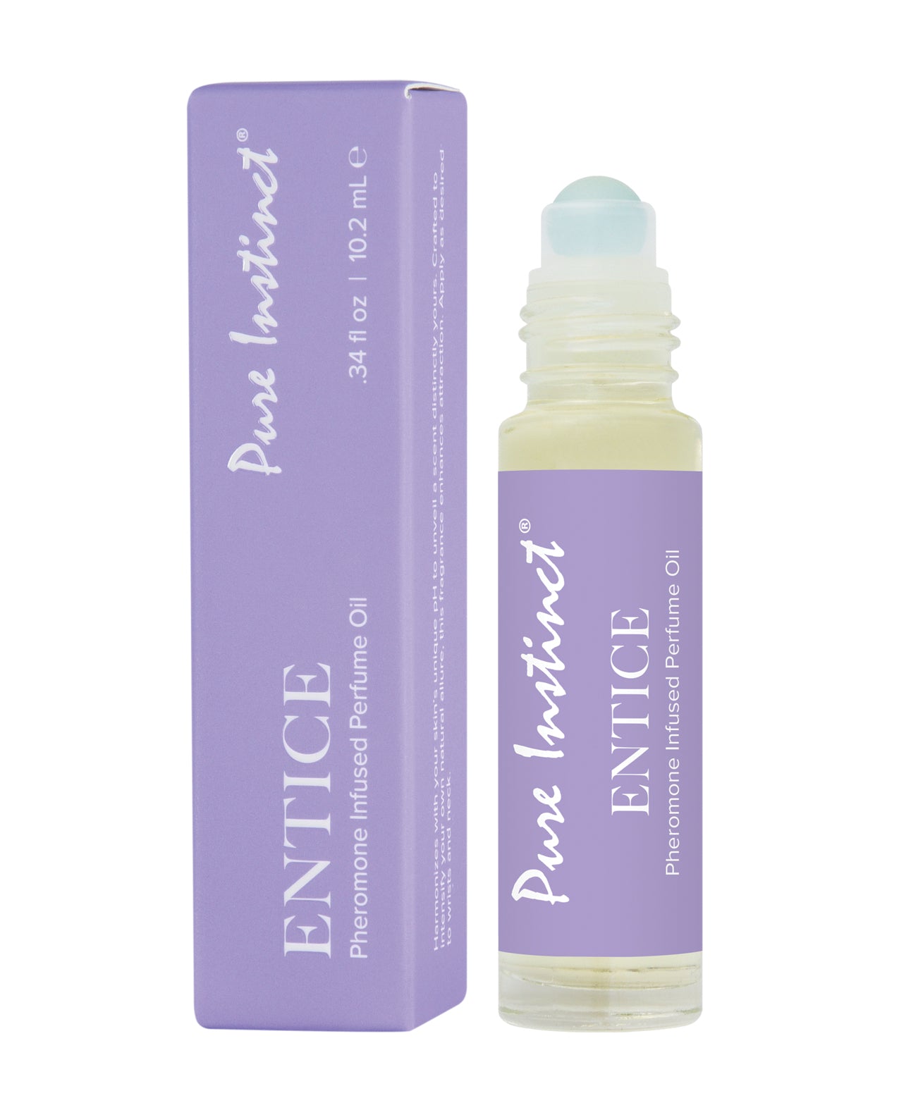 image of product,Pure Instinct Pheromone Perfume Oil Roll On Entice - 10.2 ml - SEXYEONE