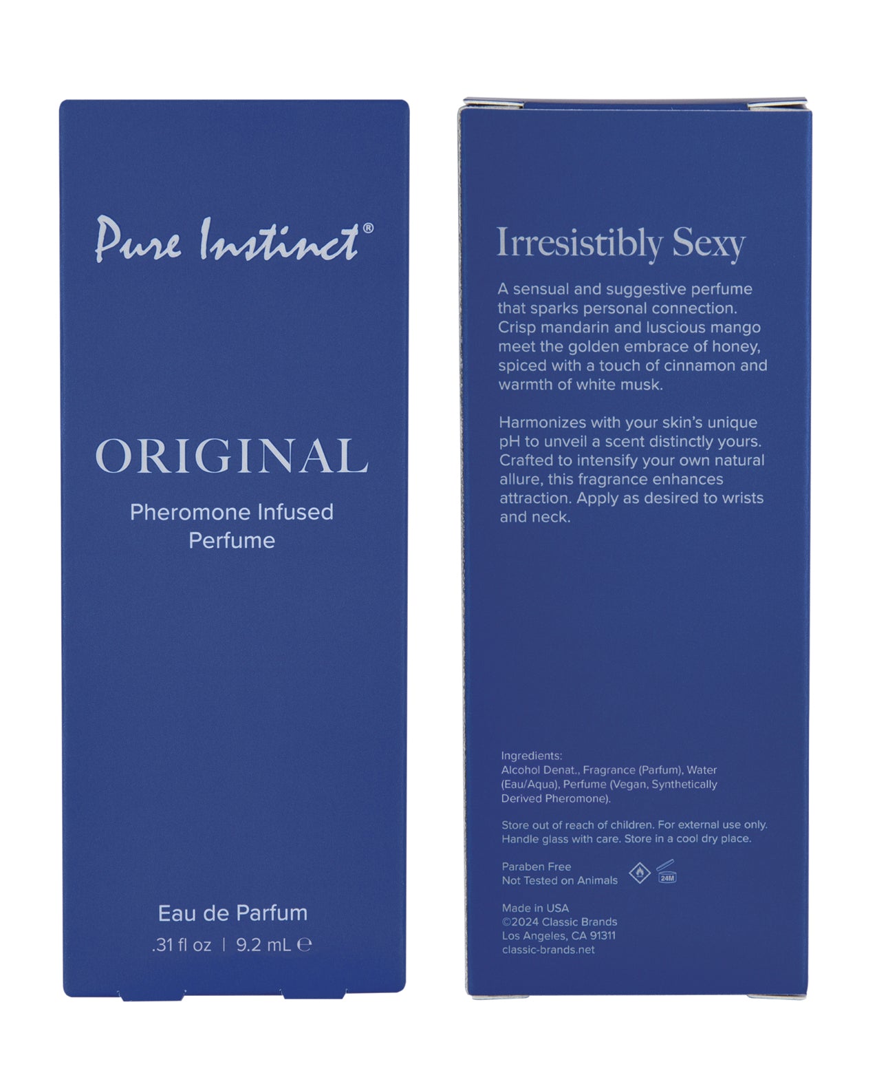 Pure Instinct Pheromone Perfume Original - 9.2 ml Spray - SEXYEONE