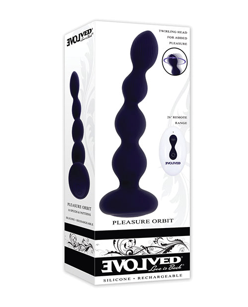 product image, Purple Pleasure Orbit Remote Controlled Anal Vibe - Purple - SEXYEONE