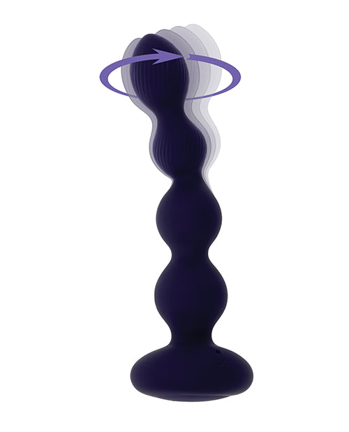 Purple Pleasure Orbit Remote Controlled Anal Vibe - Purple - SEXYEONE