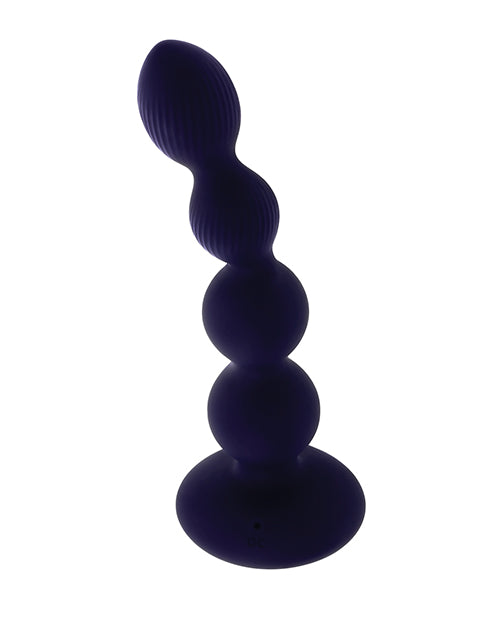 Purple Pleasure Orbit Remote Controlled Anal Vibe - Purple - SEXYEONE