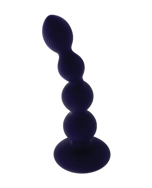 Purple Pleasure Orbit Remote Controlled Anal Vibe - Purple - SEXYEONE