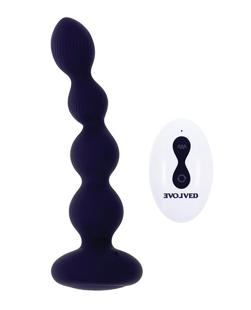 Purple Pleasure Orbit Remote Controlled Anal Vibe - Purple - SEXYEONE