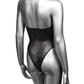 Radiance Deep V Body Suit Black Qn - SEXYEONE