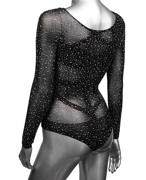 image of product,Radiance Long Sleeve Body Suit Black O/s - SEXYEONE