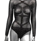 Radiance Long Sleeve Body Suit Black O/s - SEXYEONE