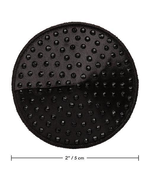 image of product,Radiance Round Pasties Black O/s - SEXYEONE