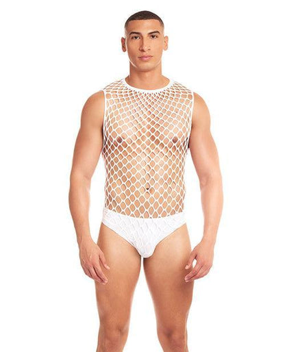 Rainbow Party Full Effect Large Mesh Unitard 2 pc Set - SEXYEONE