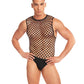 Rainbow Party Full Effect Large Mesh Unitard 2 pc Set - SEXYEONE