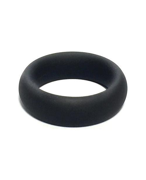 Rascal The Brawn Silicone Cock Ring - Black - SEXYEONE