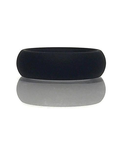 Rascal The Brawn Silicone Cock Ring - Black - SEXYEONE