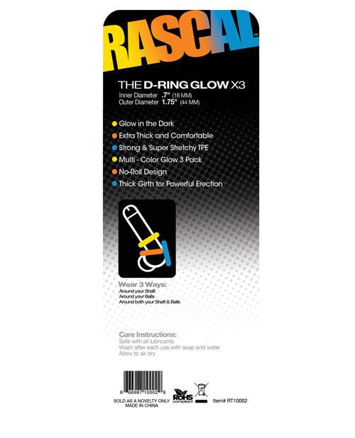 image of product,Rascal The D-ring Glow X3 - SEXYEONE