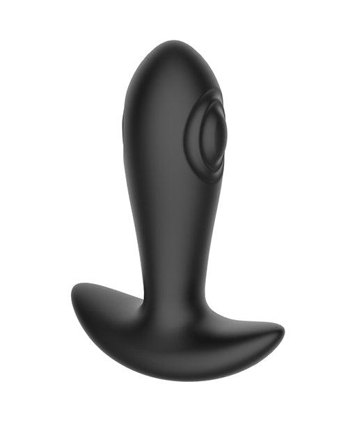 image of product,Reggie Tapping Anal Plug - Black - SEXYEONE