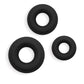 Renegade Fireman Cock Rings - Pack of 3 Black - SEXYEONE