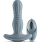 Renegade Gemini Anal Plug Vibrator w/Remote - Gray - SEXYEONE