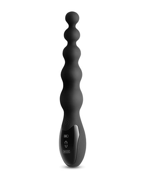 image of product,Renegade Virtua Digital Beaded Anal Vibrator - Black - SEXYEONE