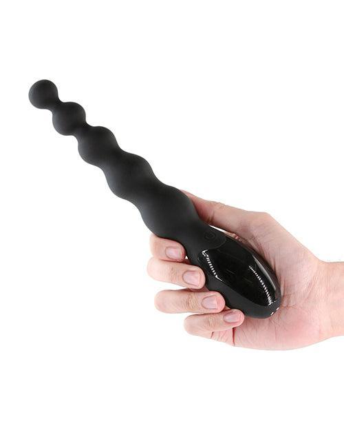 image of product,Renegade Virtua Digital Beaded Anal Vibrator - Black - SEXYEONE