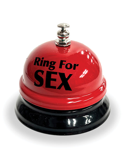 Ring the Bell for Sex Desk Bell - Red/Black - SEXYEONE