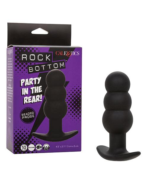 product image, Rock Bottom Beaded Anal Probe - Black - SEXYEONE
