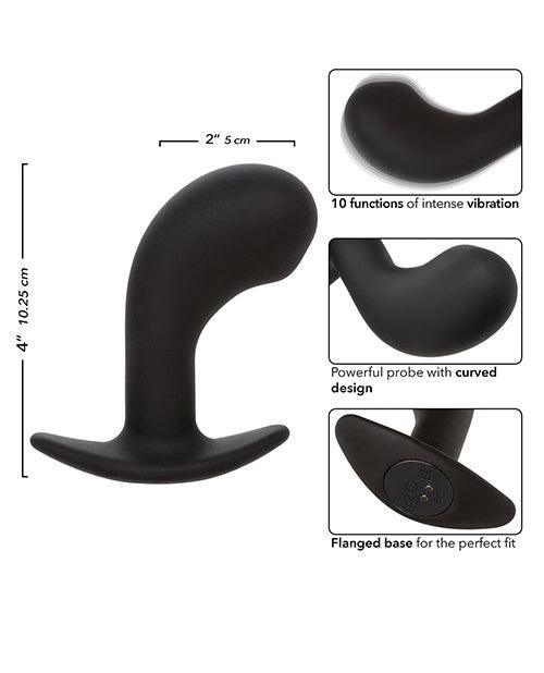 image of product,Rock Bottom Curved Prostate Probe - Black - SEXYEONE