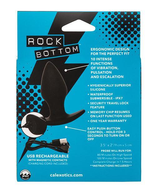 Rock Bottom Perfect Anal Probe - Black - SEXYEONE