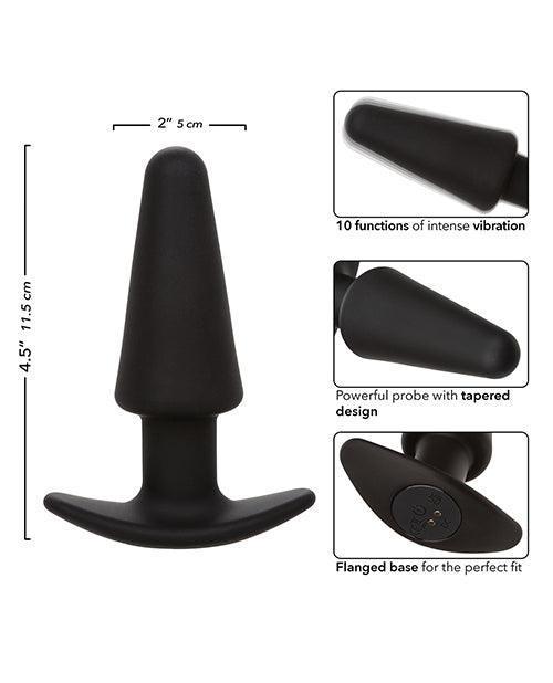 image of product,Rock Bottom Tapered Anal Probe - Black - SEXYEONE