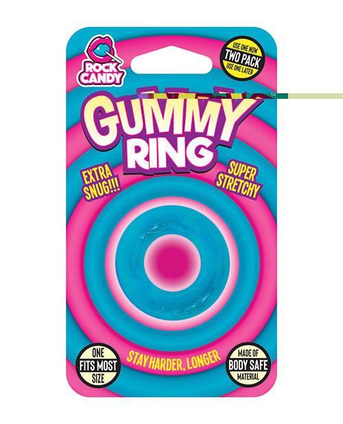Rock Candy Gummy Ring - Blue - SEXYEONE