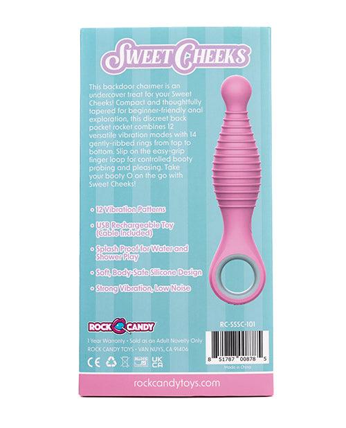 image of product,Rock Candy Sweet Cheeks Tapered Anal Vibe - Pink - SEXYEONE