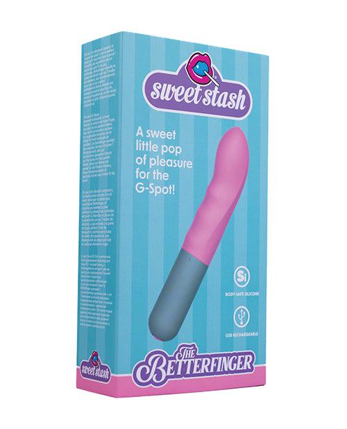 product image,Rock Candy The Betterfinger G-Spot Vibe - Pink/Grey - SEXYEONE