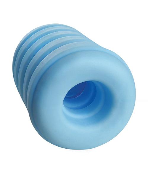 image of product,Rock Candy The Taffy Puller Pleasure Sleeve - Blue - SEXYEONE