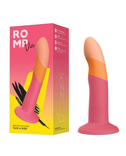 product image, ROMP Dizi 3 Color Dildo - Pink - SEXYEONE