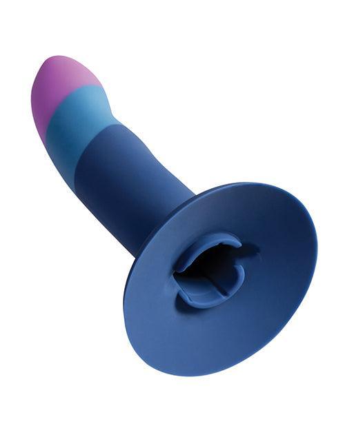 image of product,ROMP Piccolo 3 Color 5.5" Dildo Pegging Kit - Blue - SEXYEONE