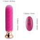 Rose Twister Hands-free Remote Vibrating Anal Plug - SEXYEONE