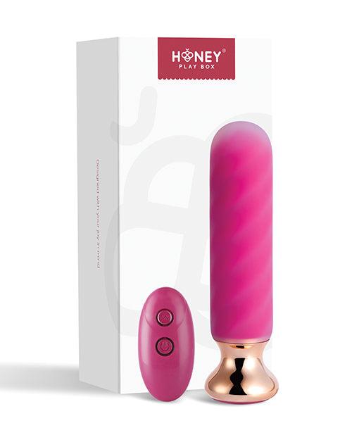 Rose Twister Hands-free Remote Vibrating Anal Plug - SEXYEONE